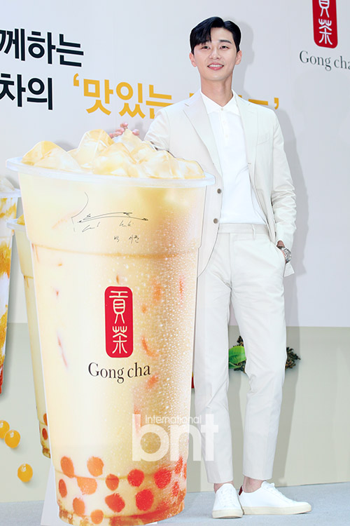 Park Seo-joon Creates His Own Signature Beverage for Gong Cha Korea